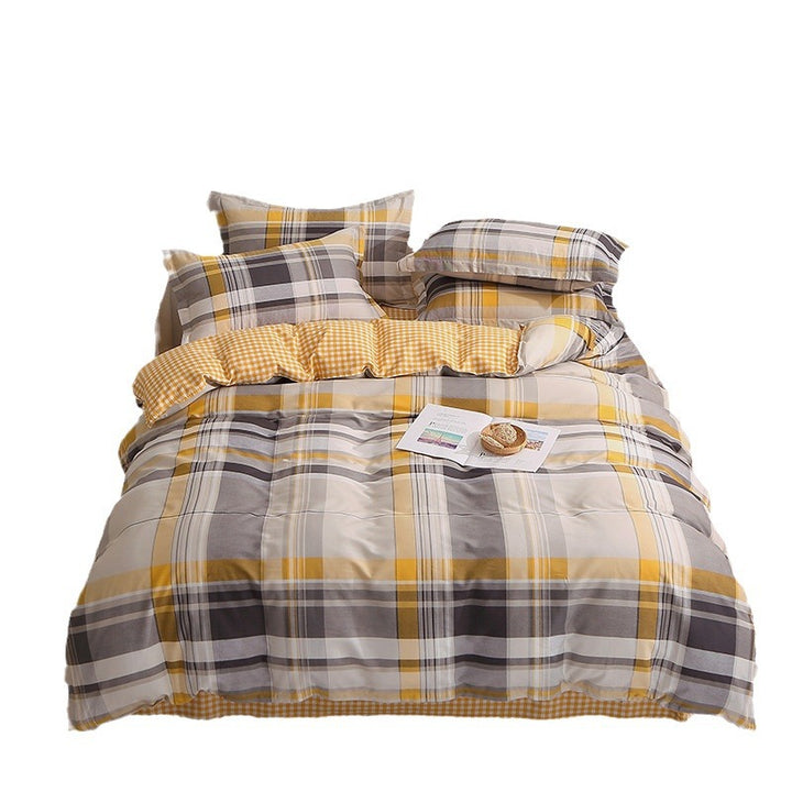 Checked Pattern Bedding Set
