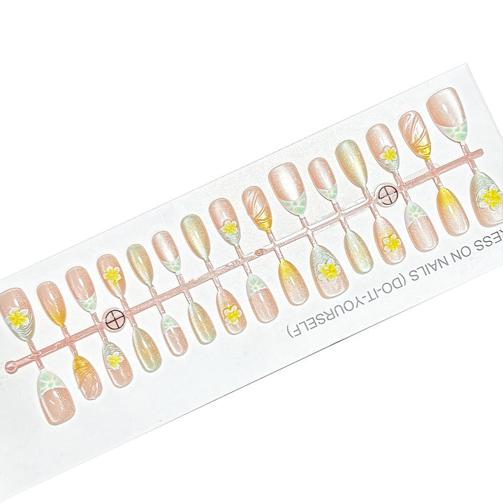 Floral Art Press-On Nail Tips Stornfield