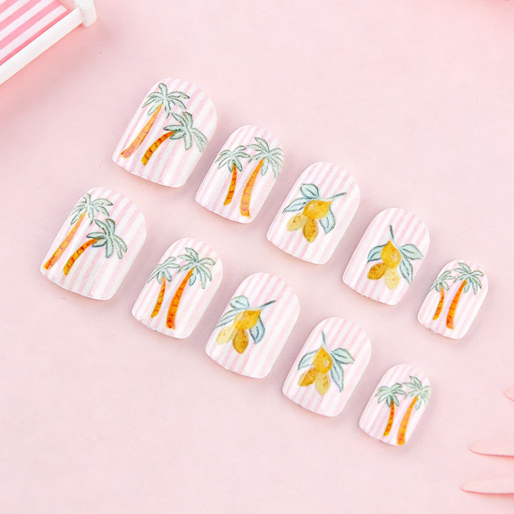 Tropical Fruit-Themed Nail Art Stornfield