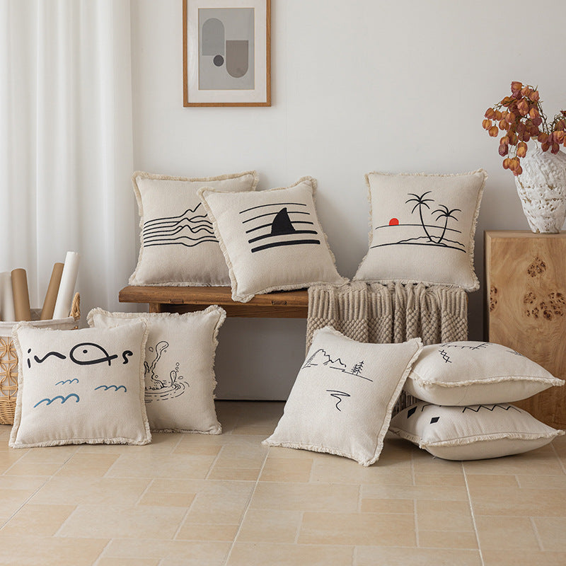 Decorative Coast Art Decorative Pillow