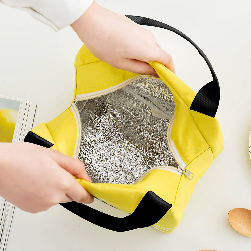 Insulated Lunch Bag with Fish Pattern