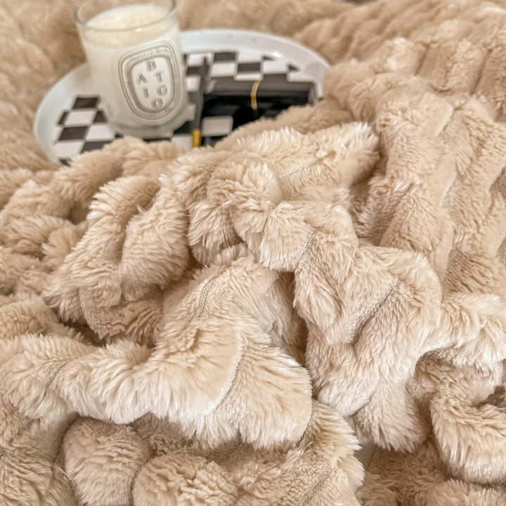 Luxurious Textured Throw Blanket Stornfield