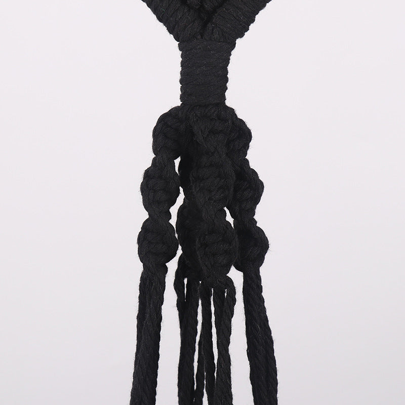 Macrame Plant Hanger with Decorative Design Stornfield