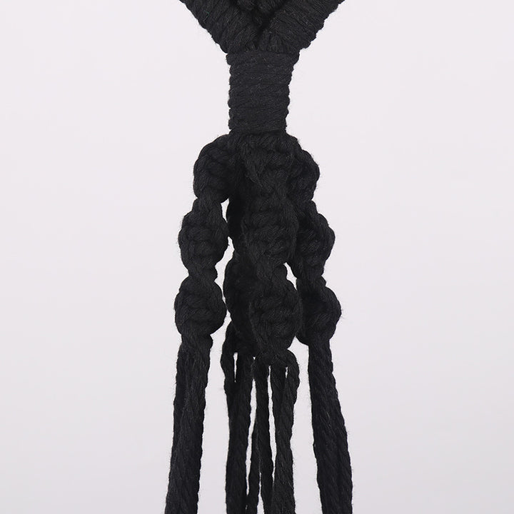 Macrame Plant Hanger with Decorative Design Stornfield