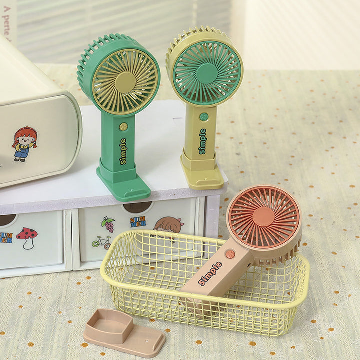Ladies portable hand fan with variable speed control and ergonomic design Stornfield