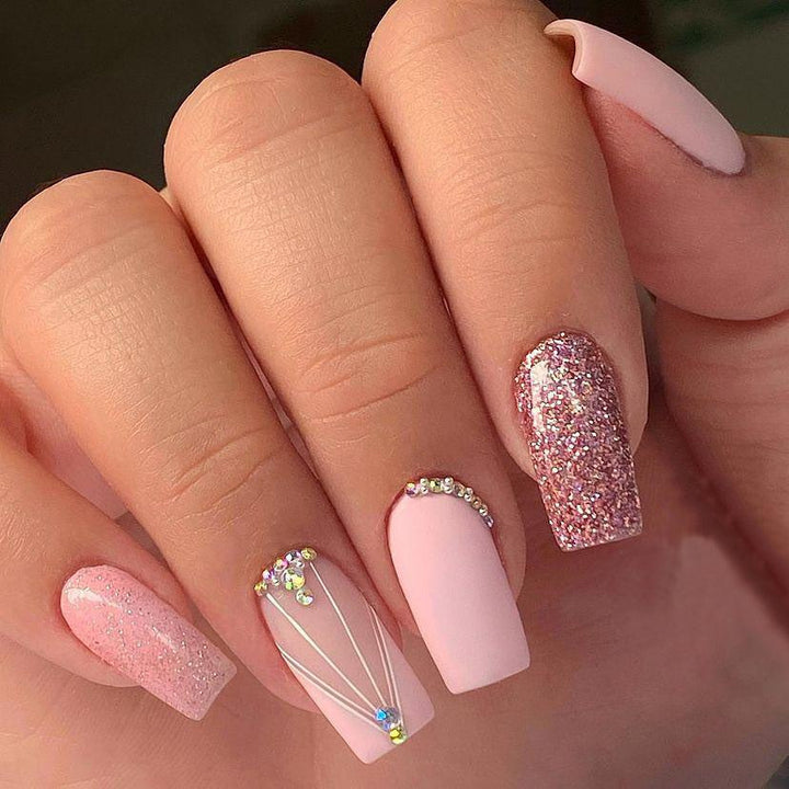 Decorative Glittery Nail Art Stornfield