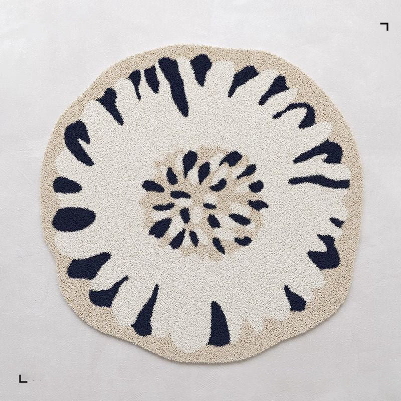 Floral Shaped Area Rug  1789754099