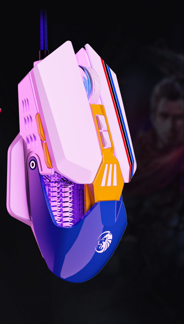 Ergonomic Wired Gaming Mouse with Customizable RGB Lighting Stornfield