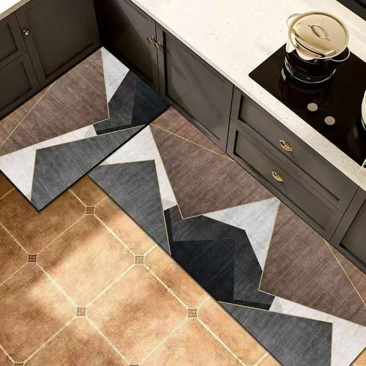 Modern Geometric Kitchen Mat