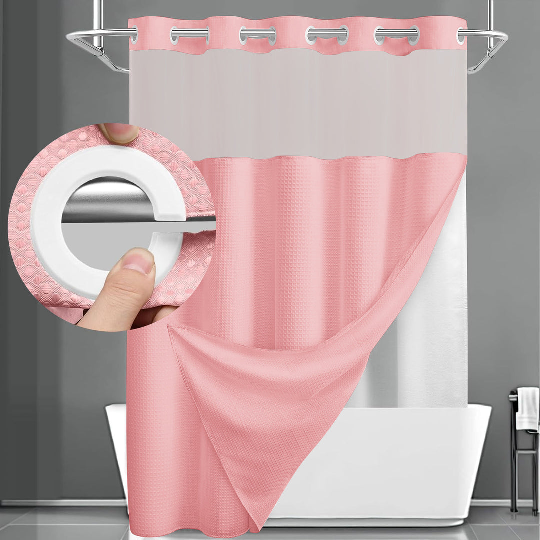 Textured Weave Shower Curtain Stornfield