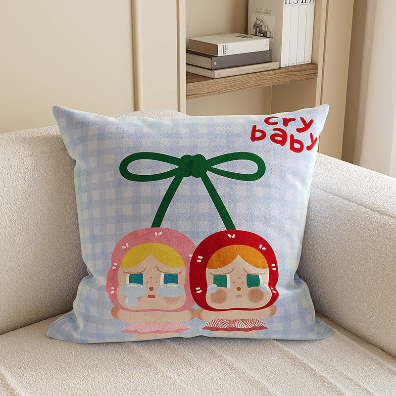 Cute Cartoon Character Throw Pillow