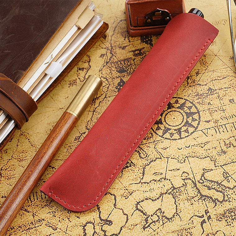 Leather Pencil Roll Case