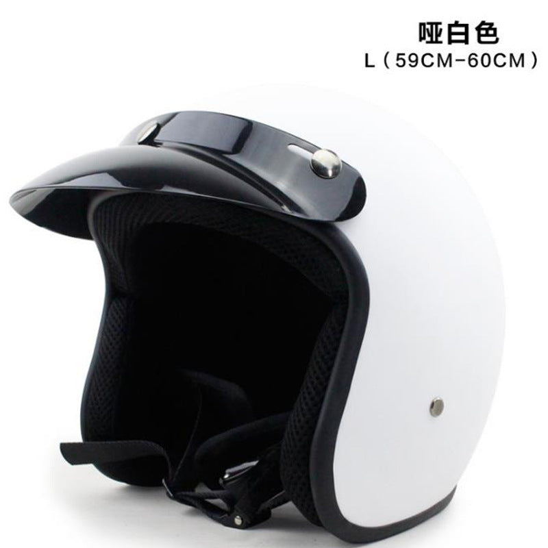 Classic Open-Face Motorcycle Helmet Stornfield