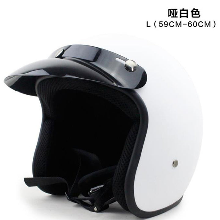 Classic Open-Face Motorcycle Helmet Stornfield