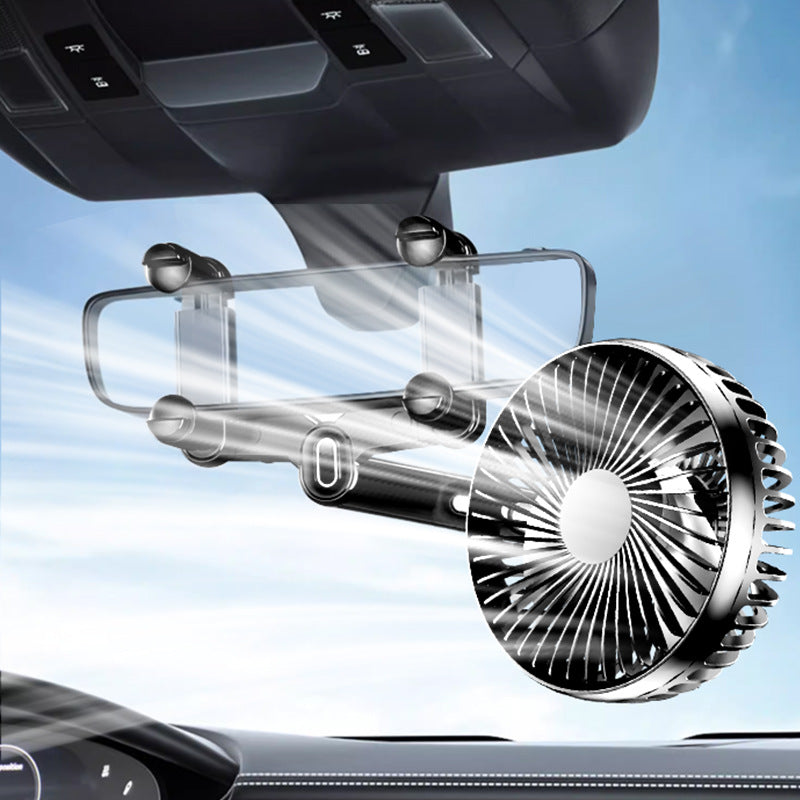 Unisex Adjustable Clip-On Car Fan Stornfield