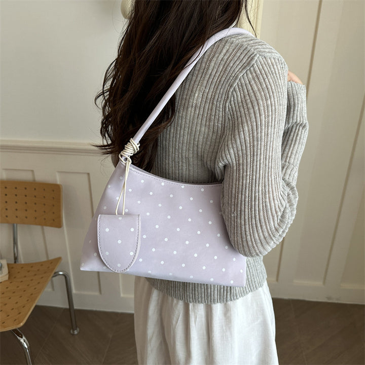 Polka Dot Shoulder Handbag