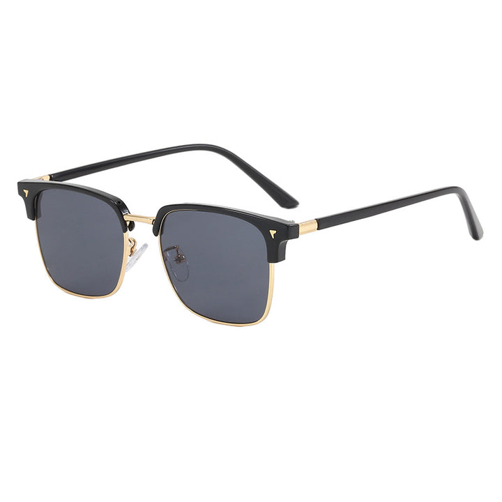 Ladies elegant square glasses with lightweight metal frame Stornfield