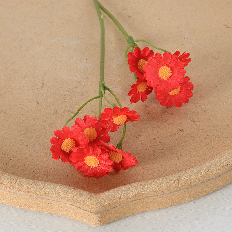 Artificial Fabric Flower Stem Decoration