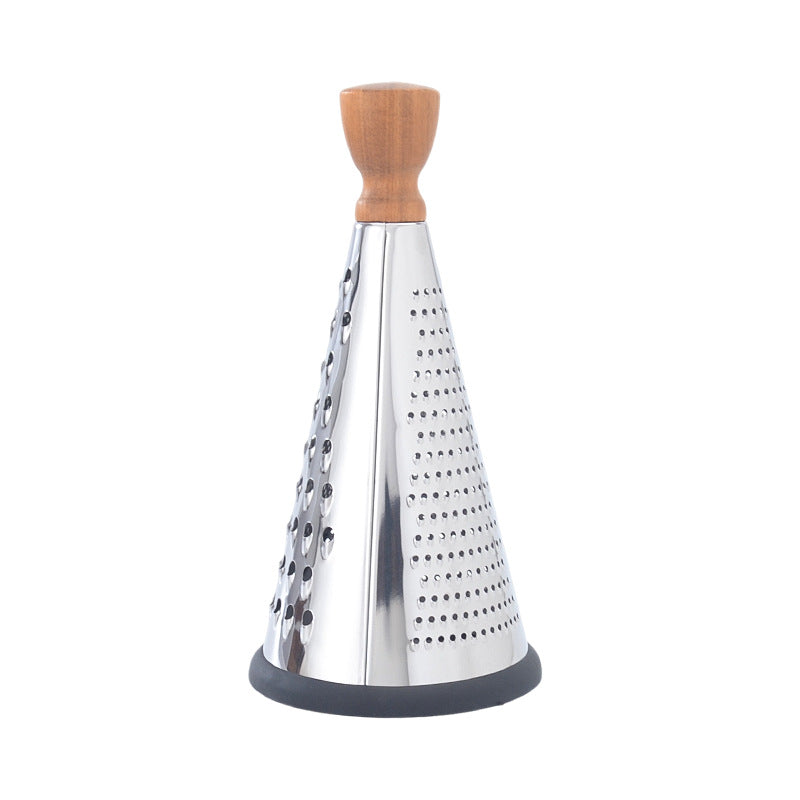 Ergonomic stainless steel kitchen grater with non-slip handle Stornfield