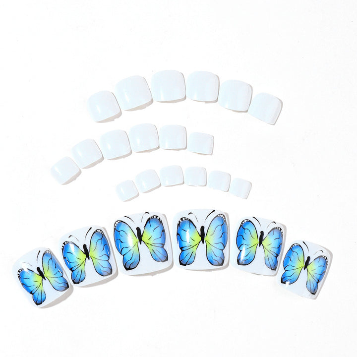 Decorative Butterfly Press-On Nail Set Stornfield
