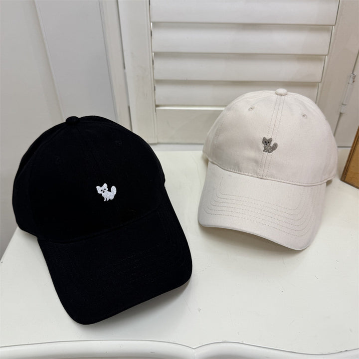 Women's Playful Embroidered Cat Cap Stornfield