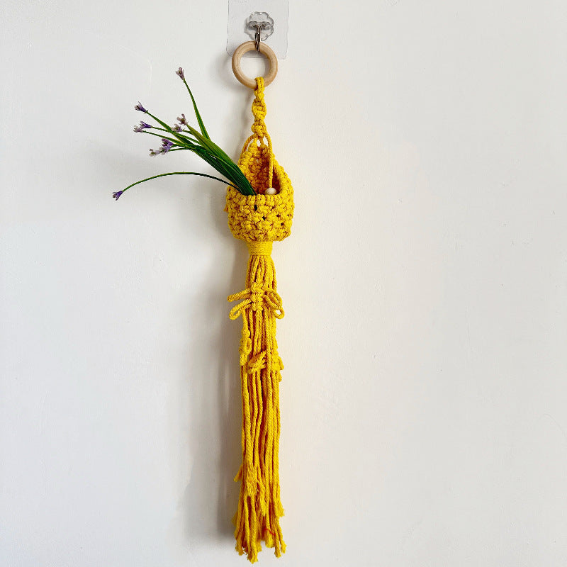 Macrame Plant Hanger with Decorative Tassels Stornfield