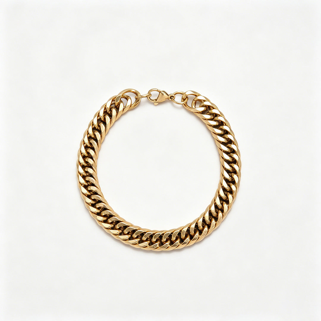 Chunky Metallic Curb Chain Necklace Stornfield