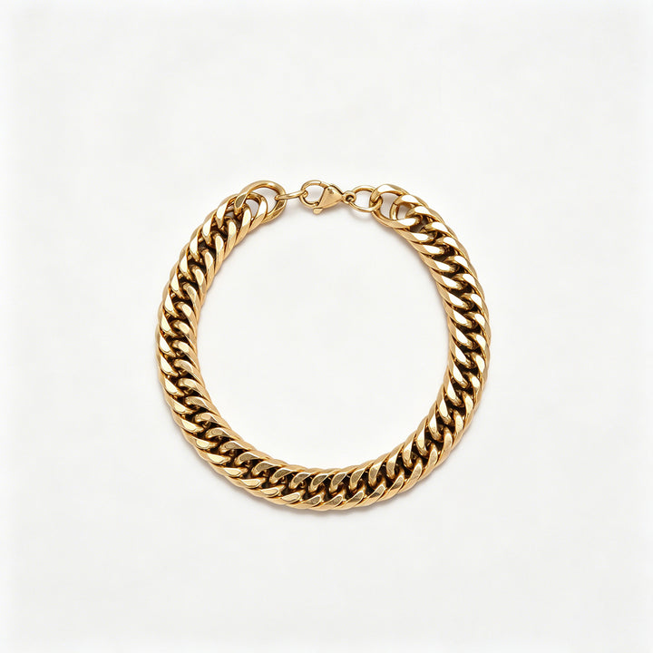 Chunky Metallic Curb Chain Necklace Stornfield