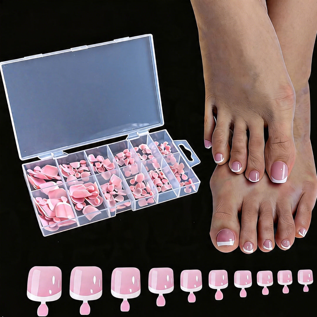 Full Coverage Press-on Toenail Set