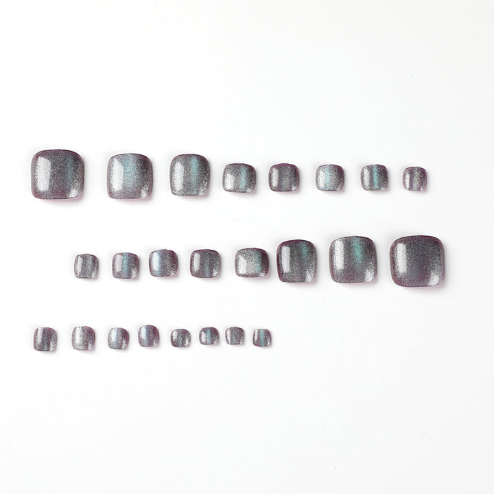 Shiny toenail art Stornfield