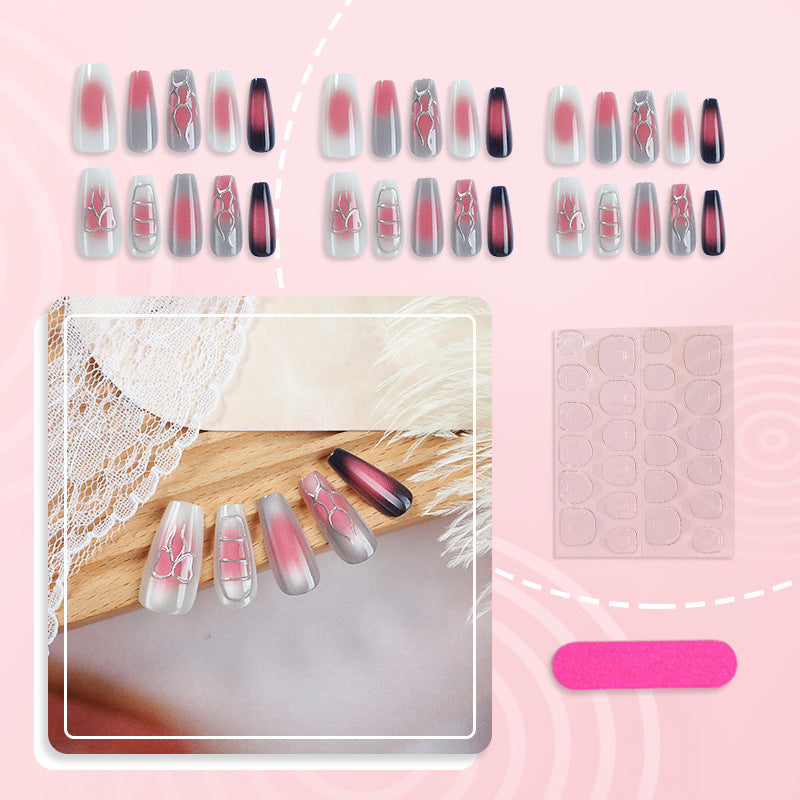 Ombre Gradient Press-On Nail Set