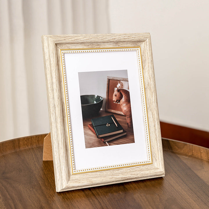 Rustic Wooden Photo Frame for Home Decor
