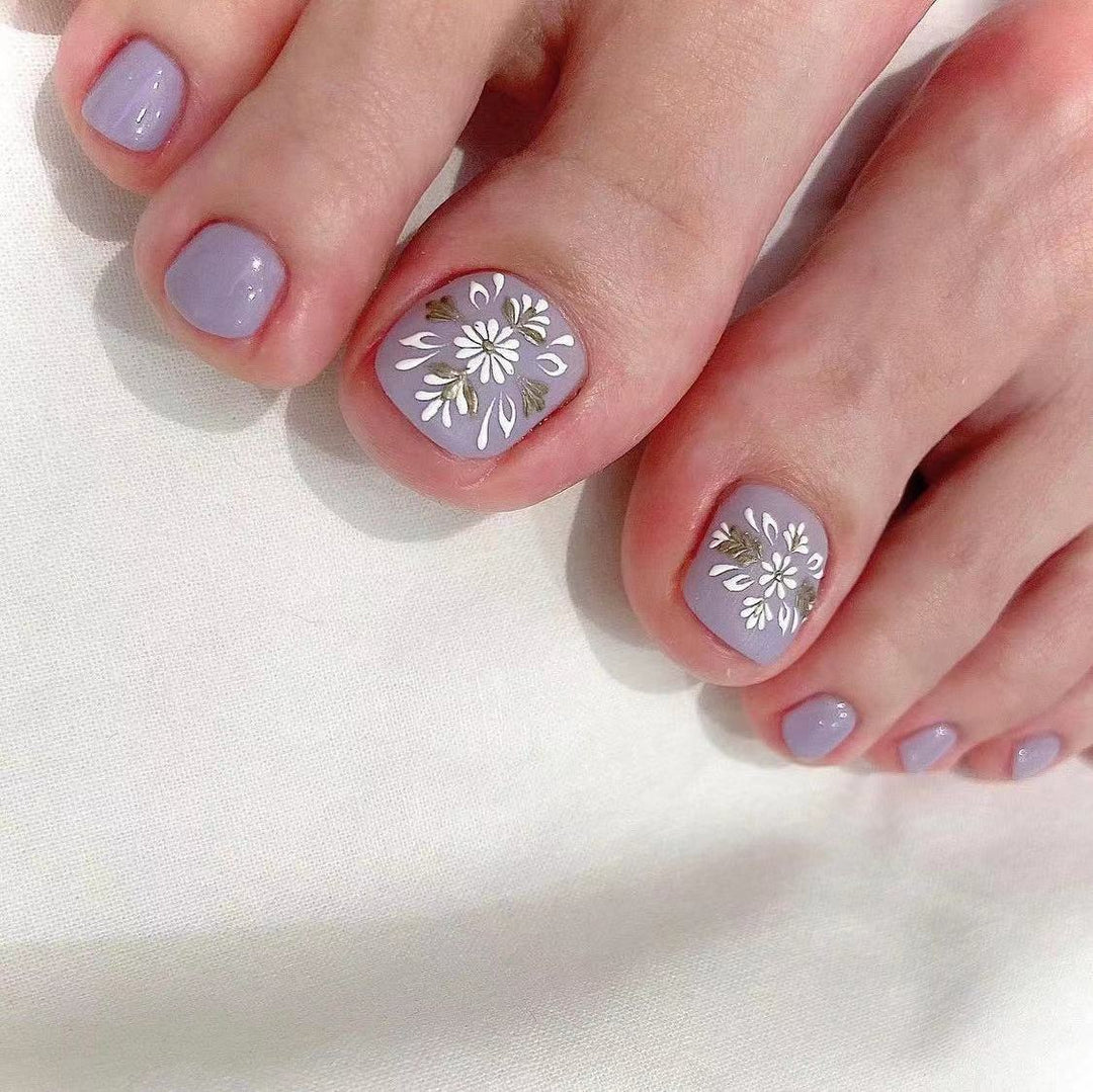 Artistic Toenail Design with Divine Butterfly Design Stornfield