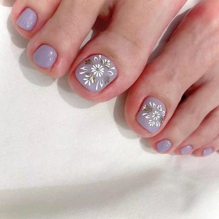 Artistic Toenail Design with Divine Butterfly Design Stornfield