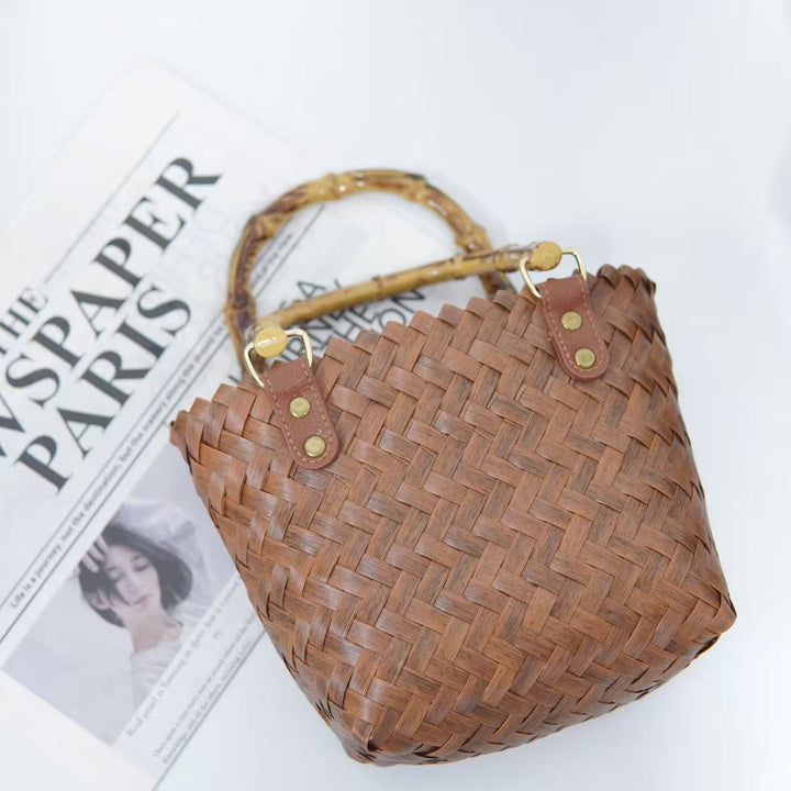 Braided tote bag with ergonomic handles Stornfield