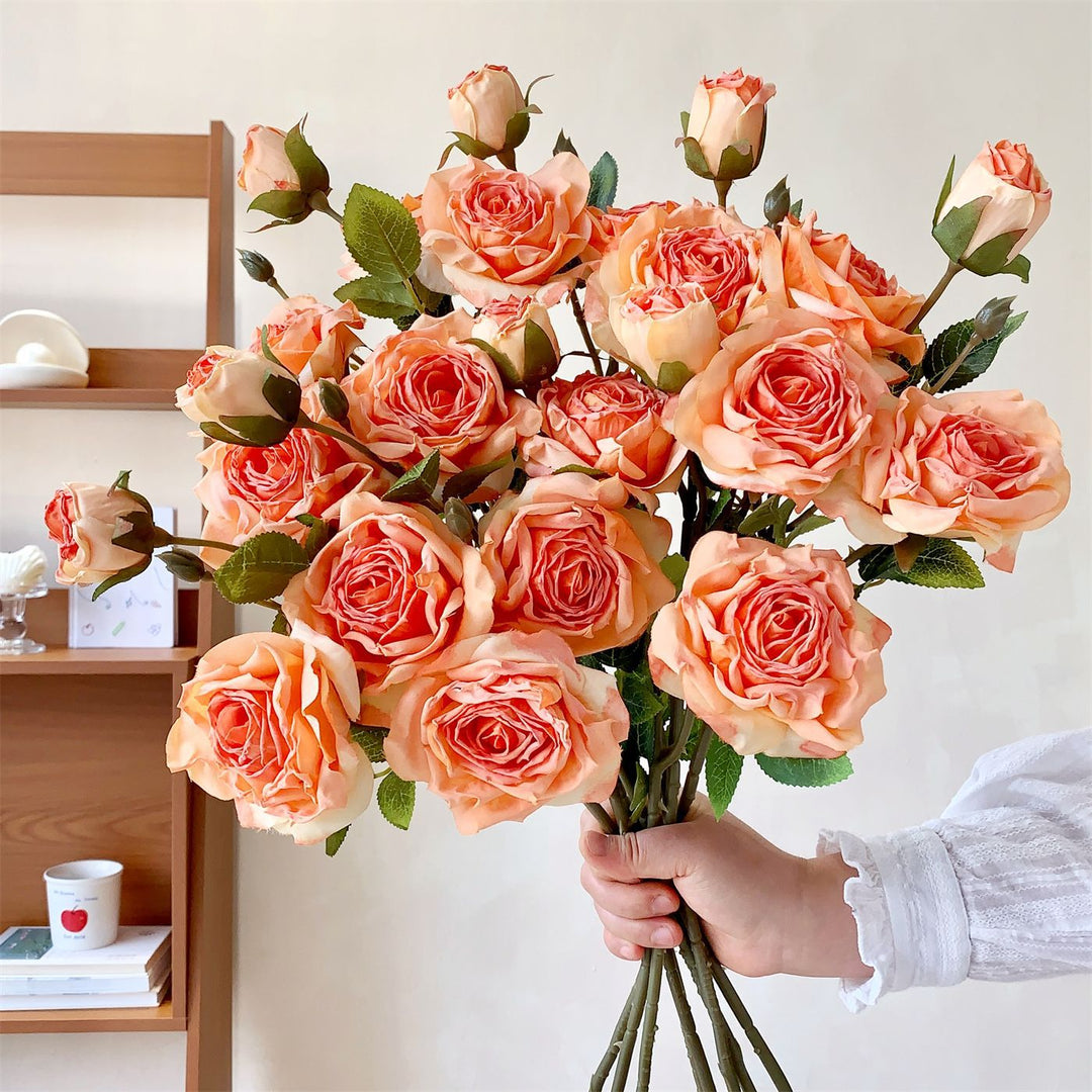Premium Faux Silk Rose Bouquet