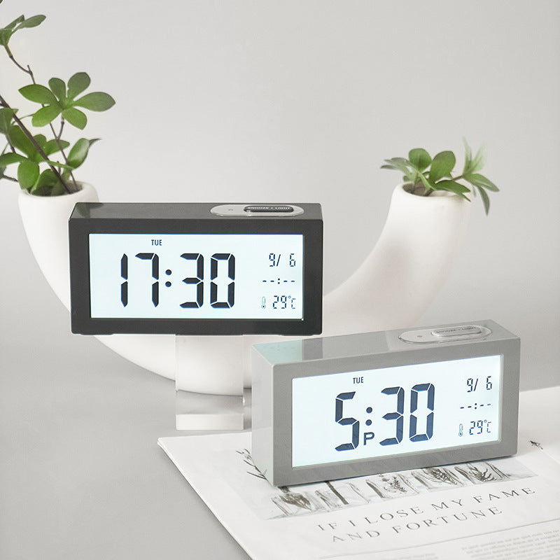 Digital Alarm Clock with Large Contrasting LED Display and Temperature Display Stornfield