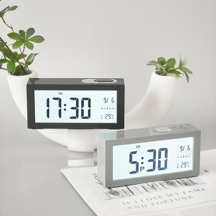 Digital Alarm Clock with Large Contrasting LED Display and Temperature Display Stornfield