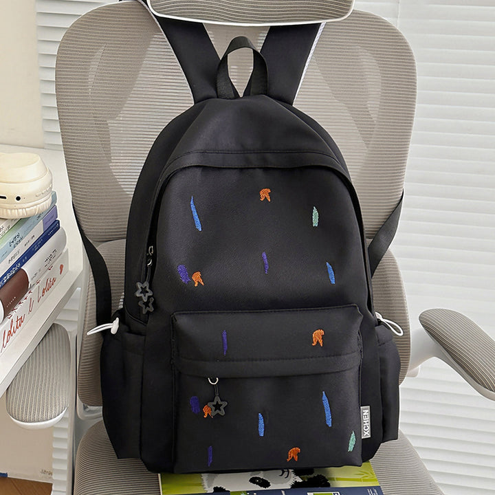 Lightweight Backpack with Cute Embroidered Design Stornfield