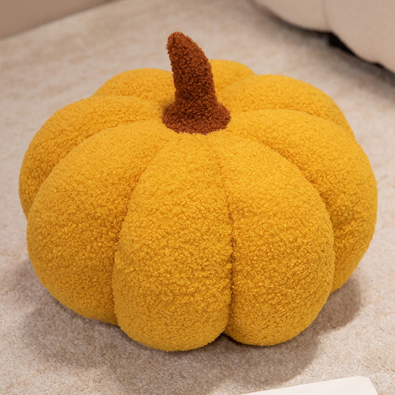 Plush cushion in pumpkin design Stornfield