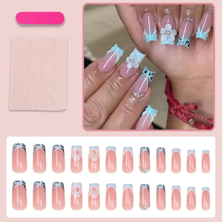 Nail art set with floral and trendy designs Stornfield