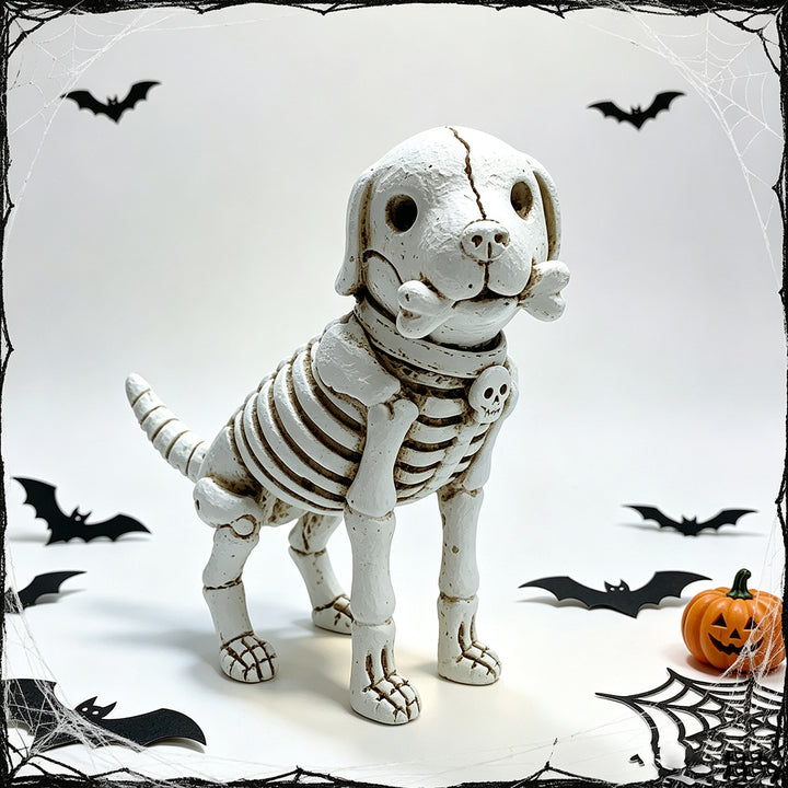 Decorative Dog Skeleton Figurine Stornfield