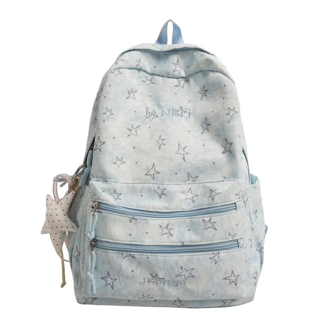 Star Print Casual Backpack Stornfield