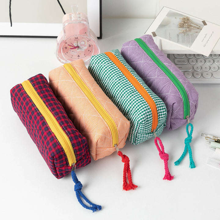 Quilted Zippered Pencil Case Stornfield