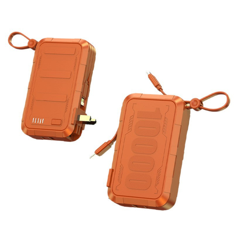 Robust Outdoor Power Bank with Integrated Solar Charging Technology Stornfield
