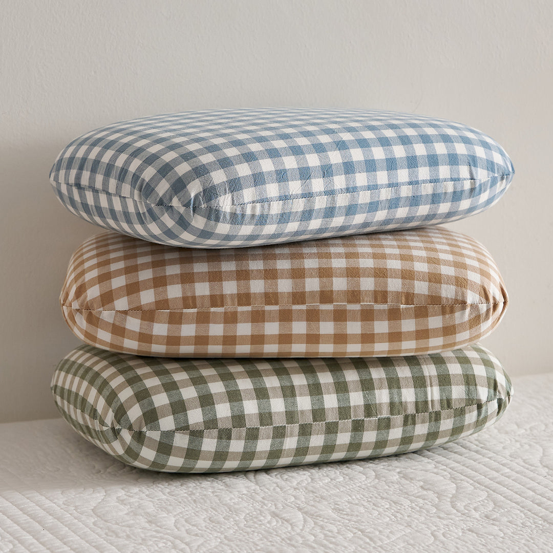 Comfort Pillow with Checked Design Stornfield