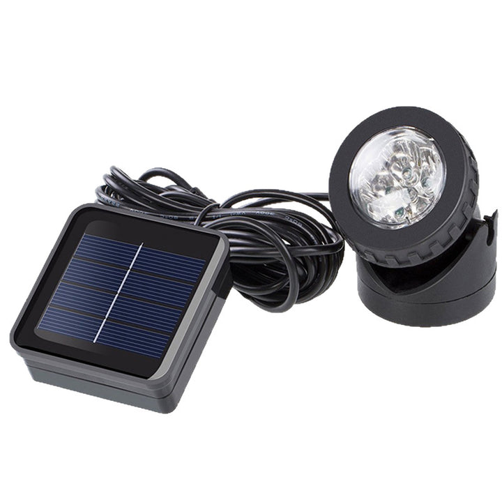 Adjustable Solar LED Landscape Spotlight With External Photovoltaic Panel And Extended Low-Voltage Cable Stornfield