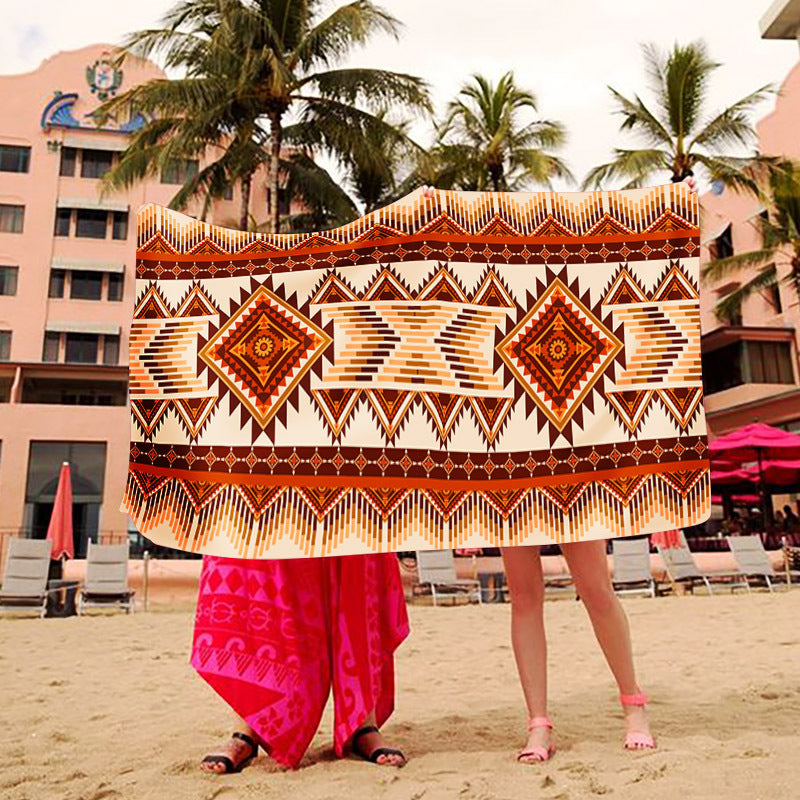 Beach blanket with creative art design Stornfield