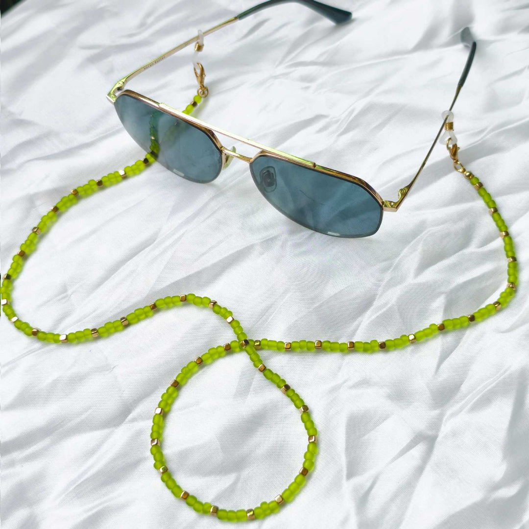 Fashionable Glasses Holder Chain Made of Colorful Beads Stornfield