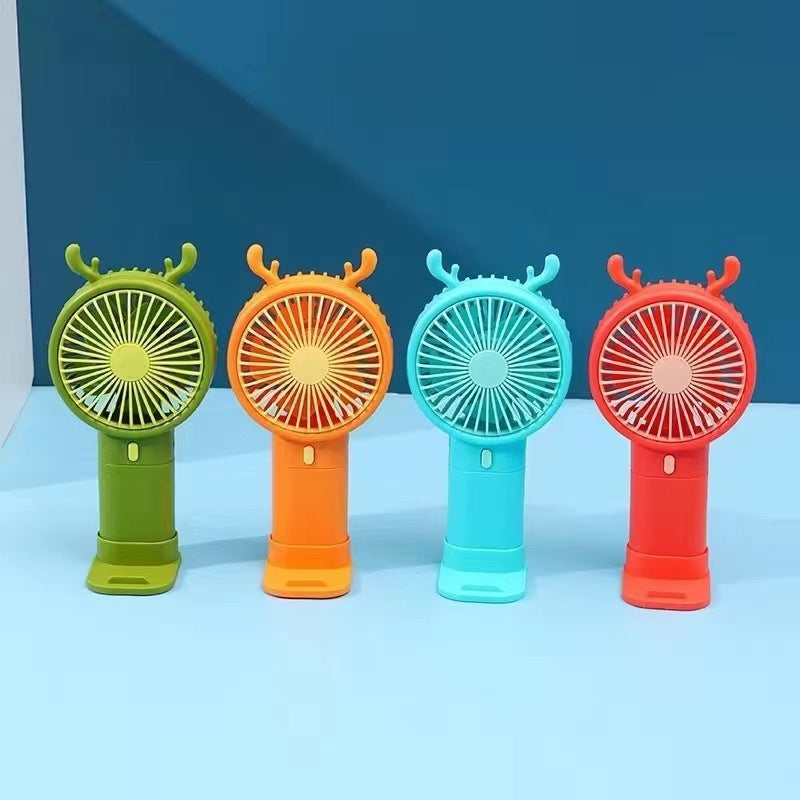 Women's Portable Mini Fan with Cute Animal Design Stornfield
